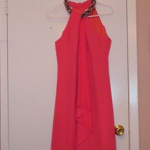 CALVIN KLEIN Halter Dress- Pink Size 2